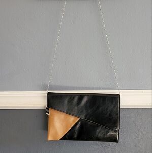 Bijoux Terner Black and brown brand new bag with removable strap/ magnetic close